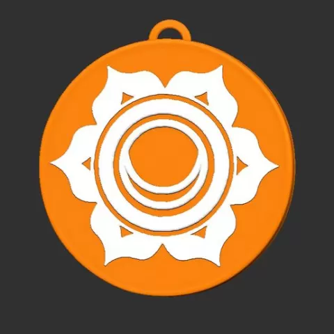 Swadhisthana Chakra Keychain