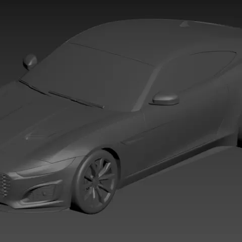 Jaguar F Type R Coupe 3D Model
