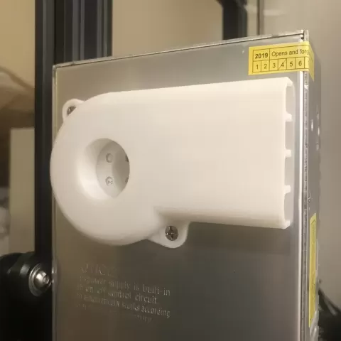 Power Supply (PSU) fan silencer (Ender 3 & 3 PRO)
