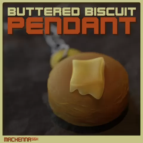 Buttered Biscuits Pendant