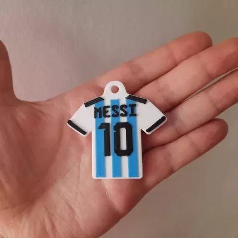 Messi T-shirt keychain
