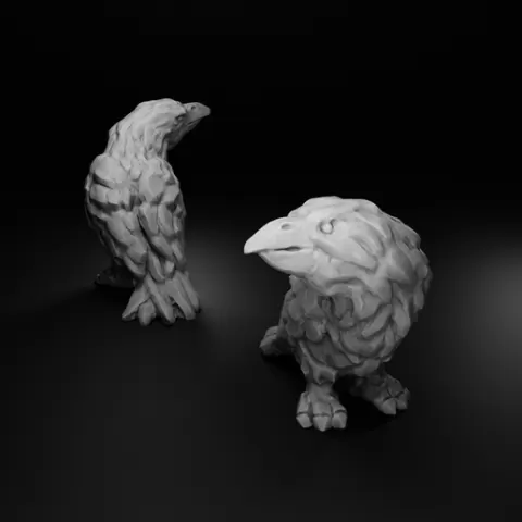 Giant Raven - Watcher & Scout Pose