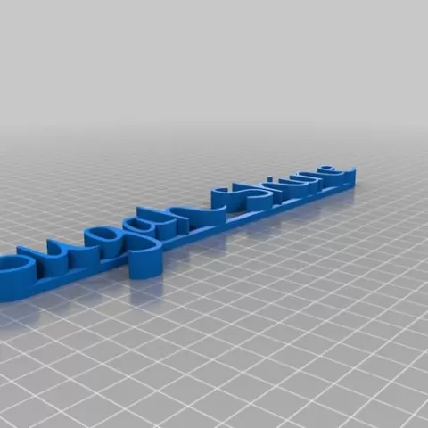 Sugah My Customized 3D name plate