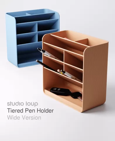 Tiered Pen Holder Wide Version