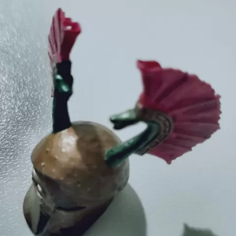Playmobil (No Hair) Corinthian Greek Double Serpent Hoplite Helmet