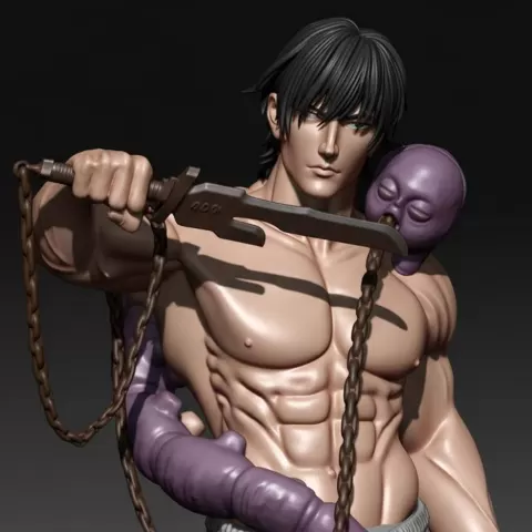 Toji Fushiguro - Jujutsu Kaisen - STL ready for 3D Printing - TienQuang