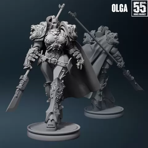 Olga 150mm by 55mm