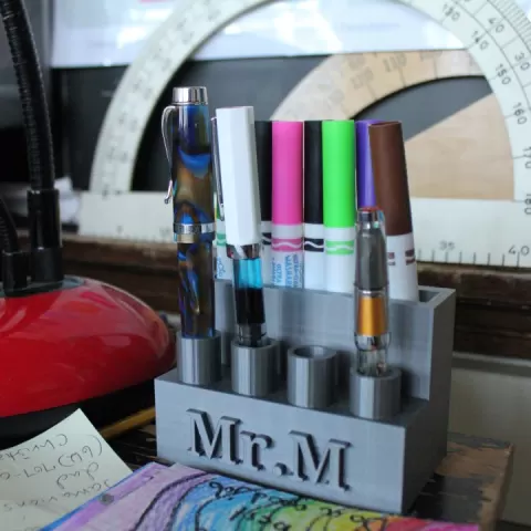 Pen holder by Patrick McInerny