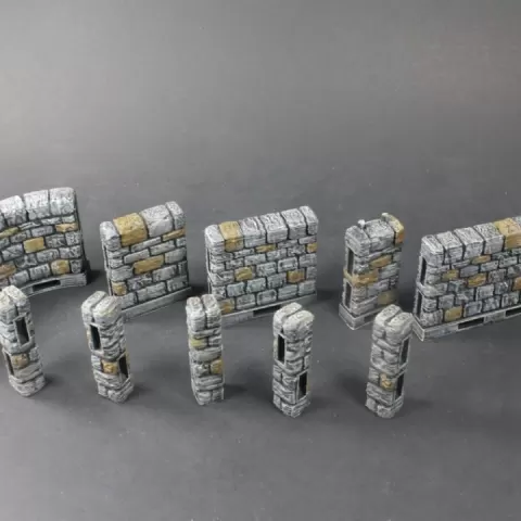 OpenLOCK Dungeon Stone Primary Walls by Devon Jones