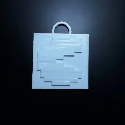 8-bit pacman ordainment by Parker Isaacks