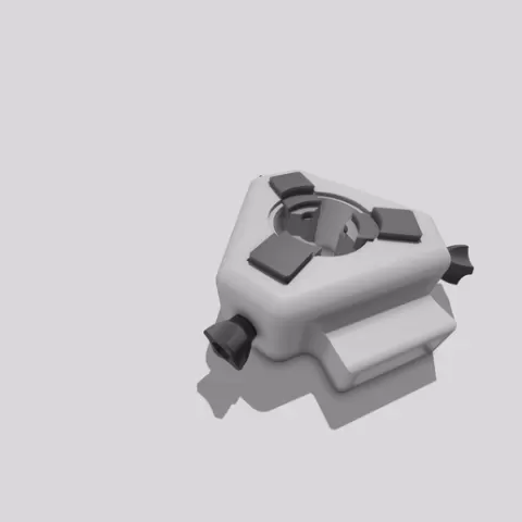 Coin cleaning clamp