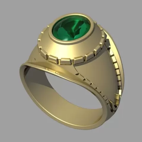 oval stone ring 3