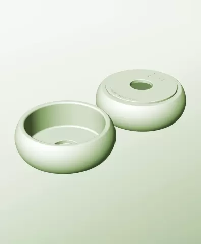 CR128-50-P Modular pierced component container modern decor
