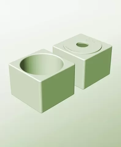 CS128-110-P Stackable pierced component box for creative makers