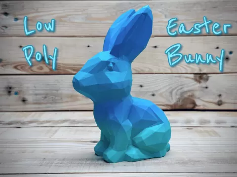 Low Poly Easter Bunny