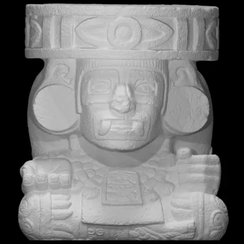 Huehuetéotl - Tlaloc from Templo Mayor of Mexico by Scan The World