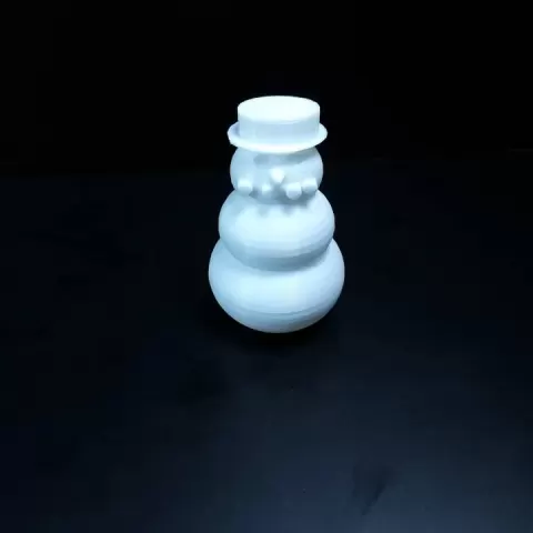 snowman tree top by Jason Eugene Campbell