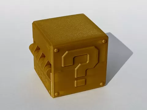 Print In Place Mario Coin Block Container