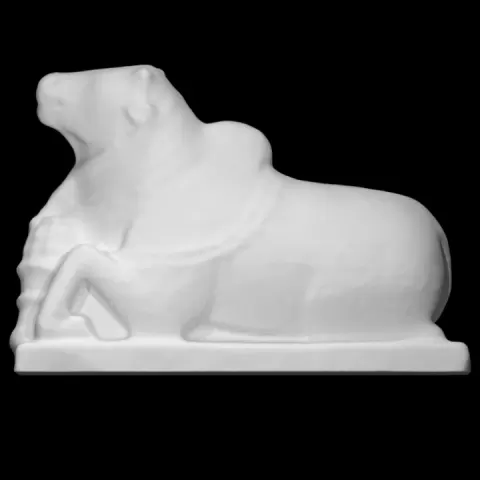 Nandi from Ukhimath Temple by Virtual Curation Lab