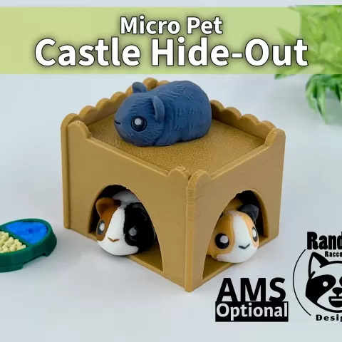 micro pet castle hide-out - Erin Davis