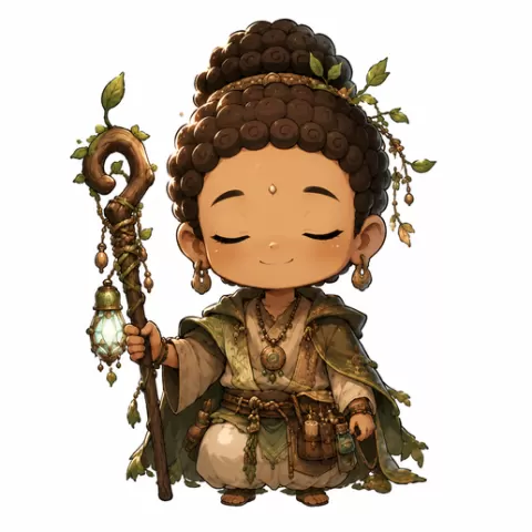 bouda chibi debout