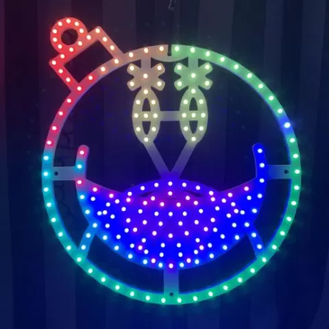 Smiley ornament