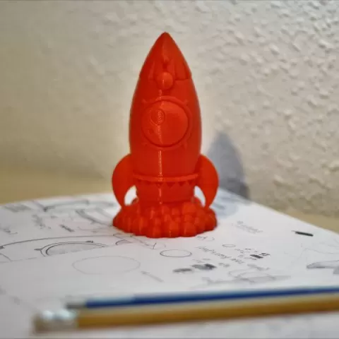 AstroPrint Rocket (For Printer Calibration & Stress Testing) by AstroPrint