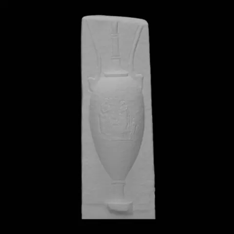 Funerary stele with depiction of loutrophoros by Scan The World