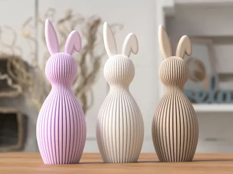 Easter Bunny folded ear