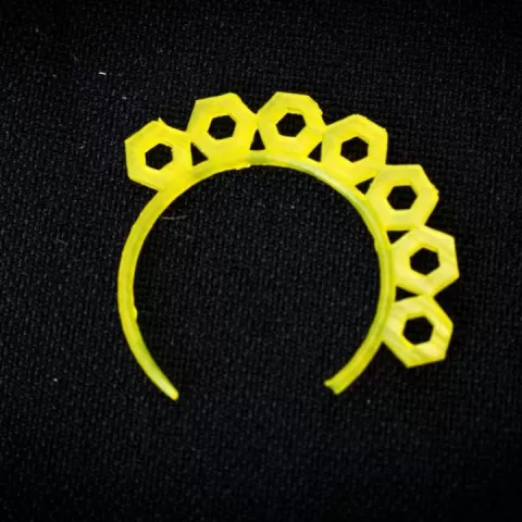 Hex Hoops by Genevieve Schwartz