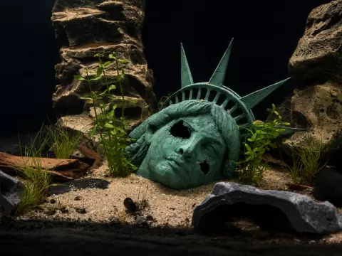Statue of Liberty Head Hideout