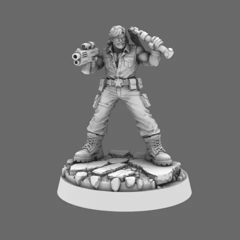 Colonial Troops Action Hero Chuck