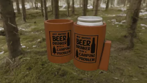 Camping Problem Can Holder / Beer Koozie