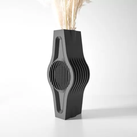 The Miro Vase, Modern and Unique Home Decor for Dried and Preserved Flower Arrangement | STL File