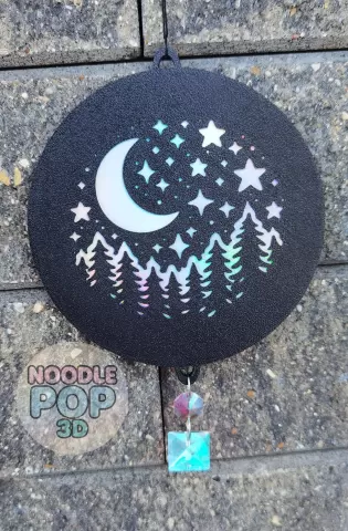 Forest Night Light Catcher