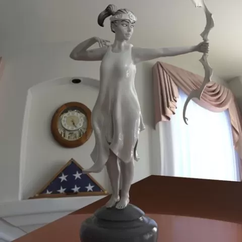 Archer sculpture