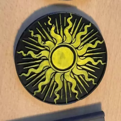 Glass Coaster - Sol Invictus
