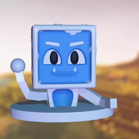 Minecraft Inspired Yeti