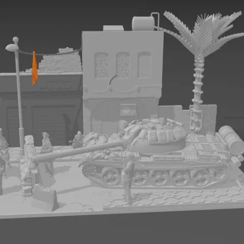 MA Models 3D Middle East Diorama