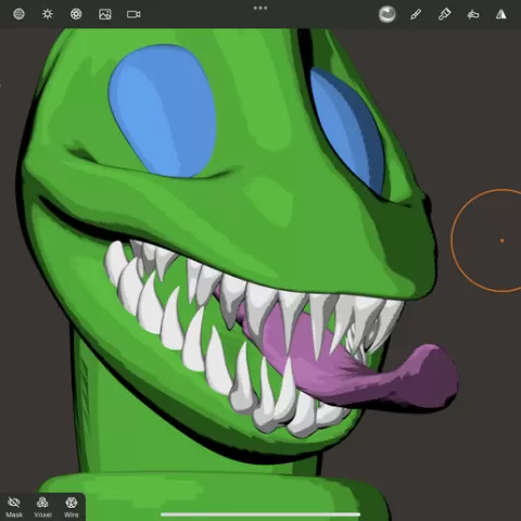 Serpent Bust
