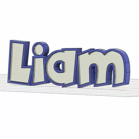 LIAM luminous name lamp