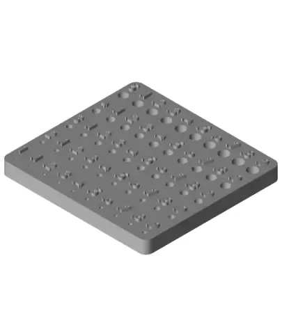 Metric Hole Test v1.stl