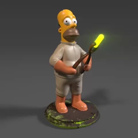Radioactive Homer Simpson
