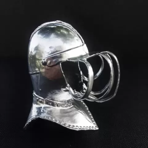 Saxilby Memorial Helmet at The Lincolnshire Archives, United Kingdom by Scan The World