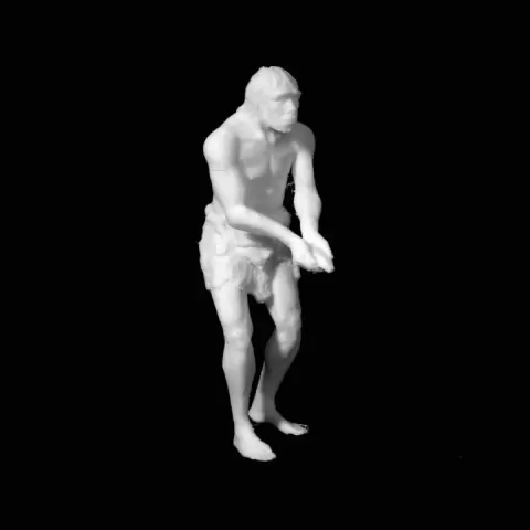 Homo Heidelbergensis model at The Lincoln Collection, United Kingdom by Oliver Laric