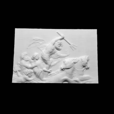 Relief of The Adbuction of Amphitrite by Poseidon at The Parc del Laberint d'Horta, Barcelona by 3DLirious