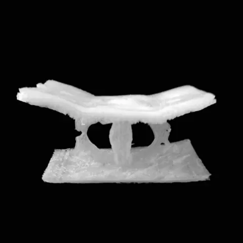 Gold weight in the form of an open-work Asante stool At The British Museum, London by Scan The World
