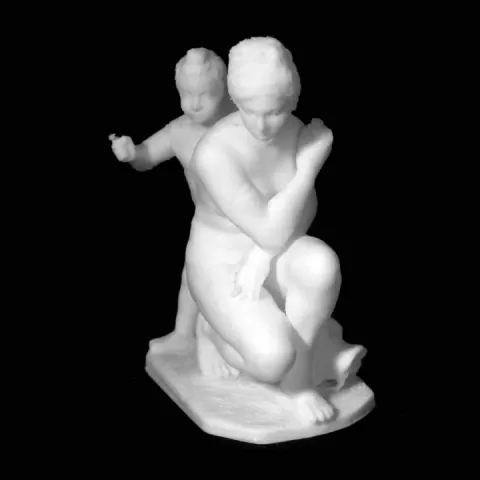 Bathing Aphrodite and Eros at The State Hermitage Museum, St Petersburg by Scan The World