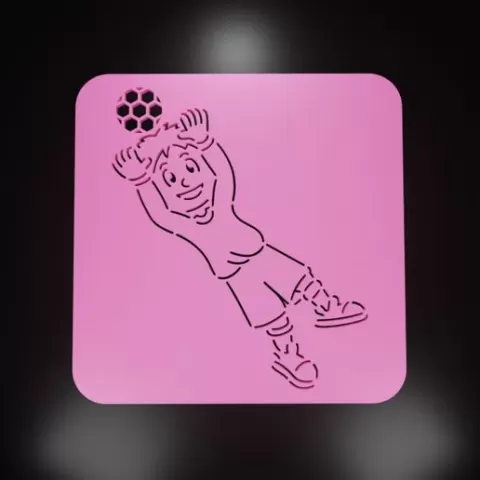 SOCCER STENCIL #4