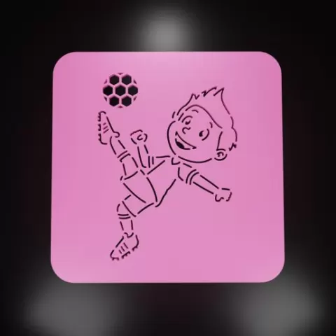 SOCCER STENCIL #3